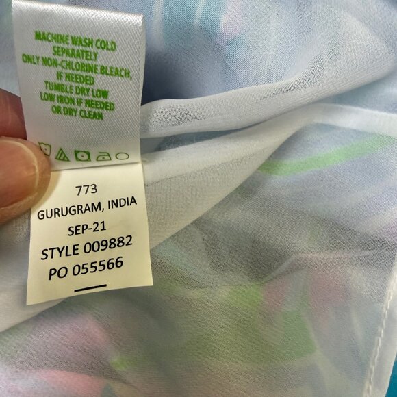 Lilly Pulitzer Heline Stretch Dress 10 Gecko Green Beach Bash NWT - Picture 8 of 12